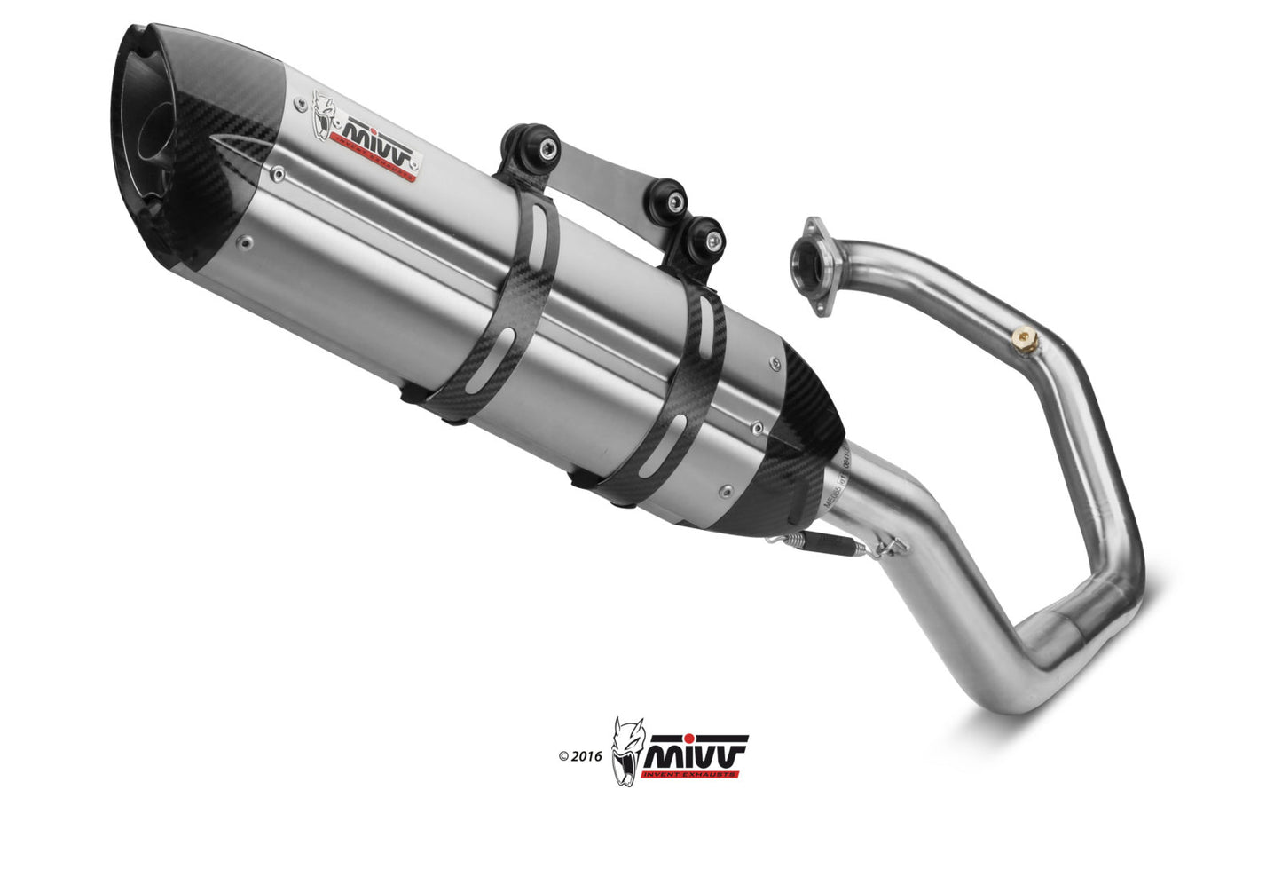 MIVV Full System 1x1, Suono Stainless Steel, Exhaust For KTM 690 Supermoto 2007-2012