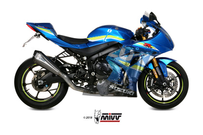 MIVV Full System 4x2x1, Delta Race Stainless Steel, Standard Exhaust For Suzuki GSX-R 1000 2017-2020