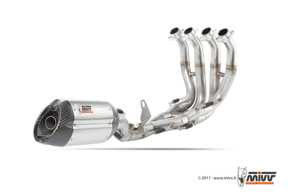 MIVV Full System 4x2x1, Suono Stainless Steel, Standard Exhaust For Yamaha YZF-R6 2006-2016