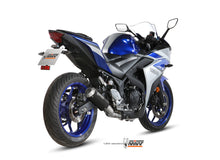 MIVV Full System 2x1, MK3 Black, Standard Exhaust For Yamaha YZF R25/YZF R3 15-20, MT-03 16-22