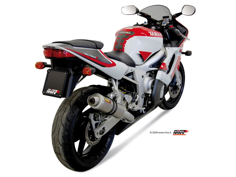 MIVV Slip-on, GP Titanium, Standard Exhaust For Yamaha YZF-R6 1999-2002