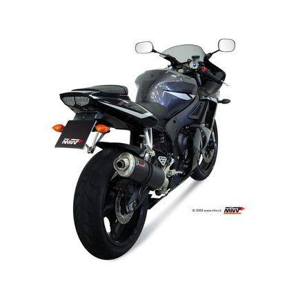 MIVV Slip-on, Oval Carbon, Standard Exhaust For Yamaha YZF-R6 2003-2005