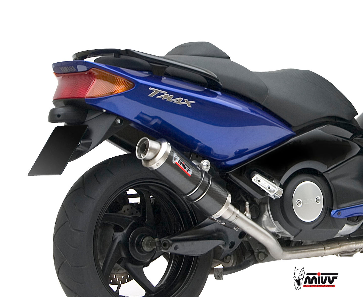 MIVV Full System 2x1, GP Carbon, Standard Exhaust For Yamaha T-Max 500 2001-2007