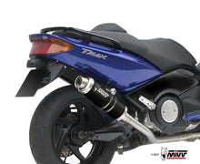 MIVV Full System 2x1, GP Black, Standard Exhaust For Yamaha T-Max 500 2001-2007