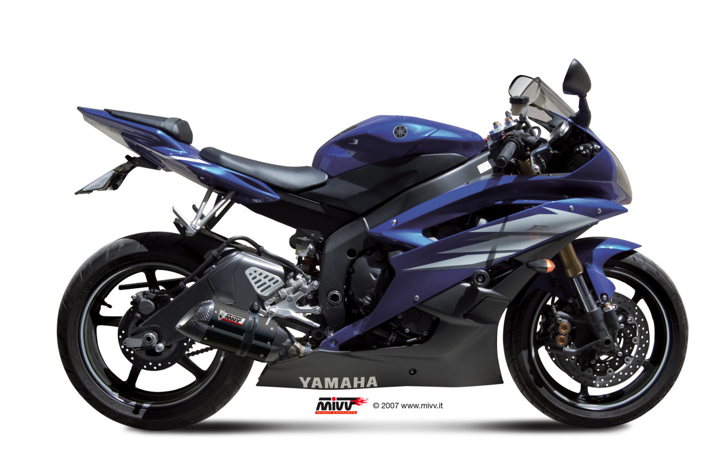 MIVV Slip-on, Suono Black, Standard Exhaust For Yamaha YZF-R6 2006-2016