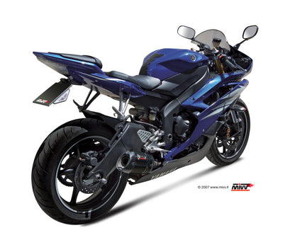 MIVV Slip-on, Suono Black, Standard Exhaust For Yamaha YZF-R6 2006-2016