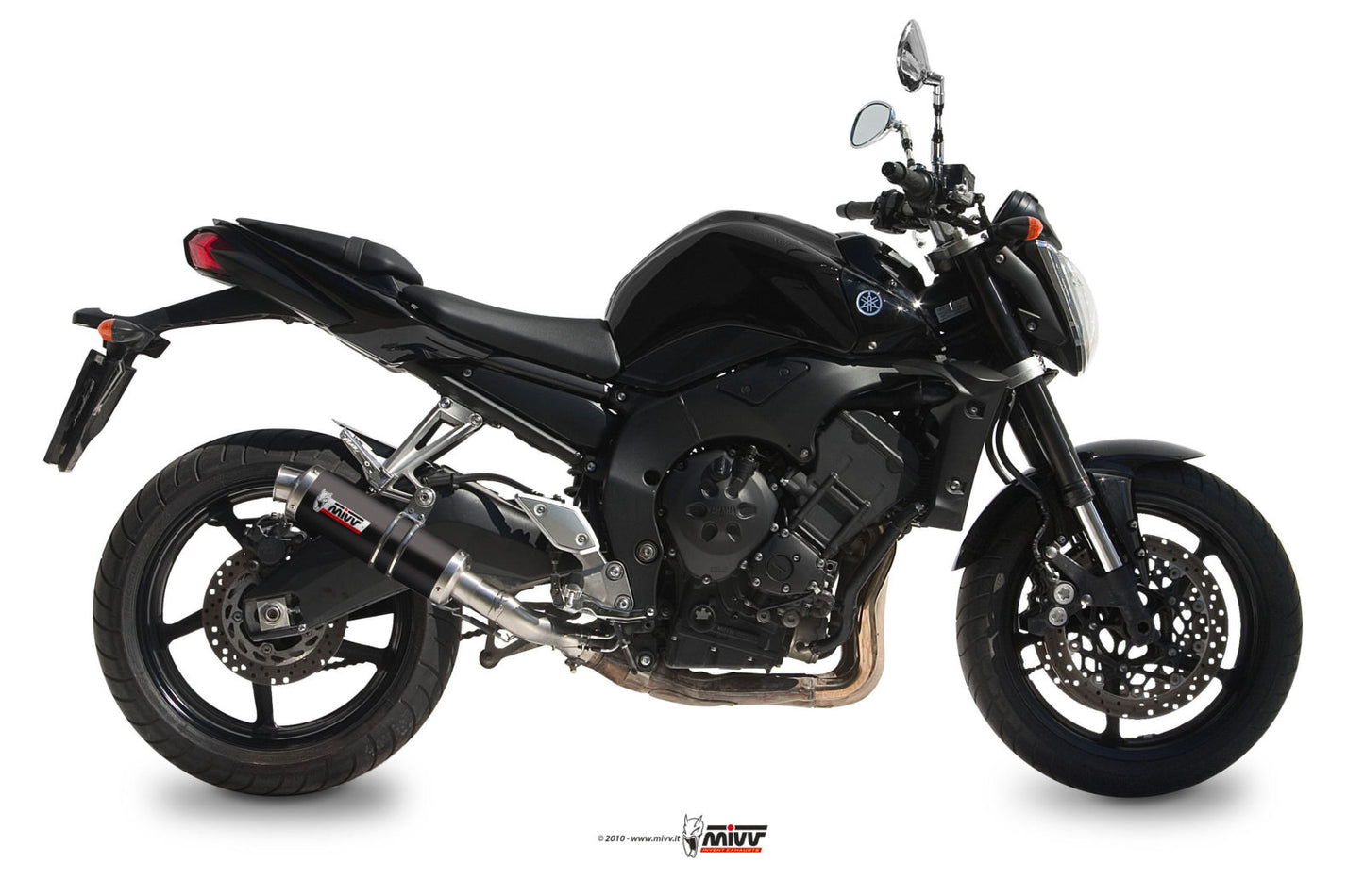 MIVV Slip-on, GP Black, Standard Exhaust For Yamaha FZ1 2006-2016