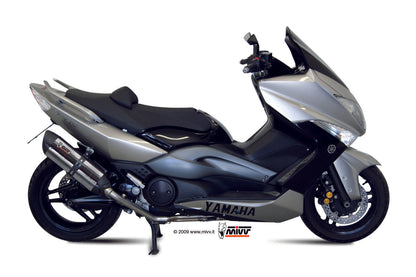 MIVV Full System 2x1, Suono Stainless Steel, Standard Exhaust For Yamaha T-Max 500 2008-2011