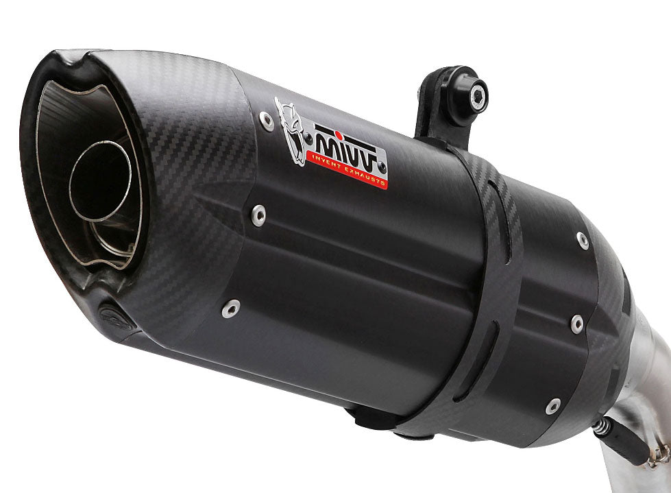 MIVV Full System 2x1, Suono Black, Standard Exhaust For Yamaha T-Max 500 2008-2011