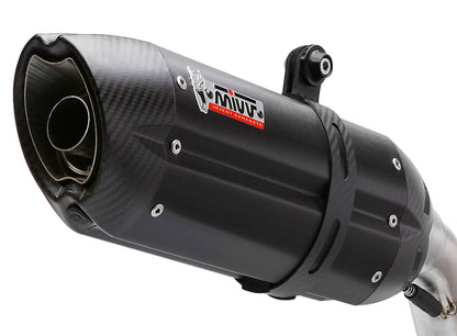 MIVV Full System 2x1, Suono Black, Standard Exhaust For Yamaha T-Max 500 2008-2011
