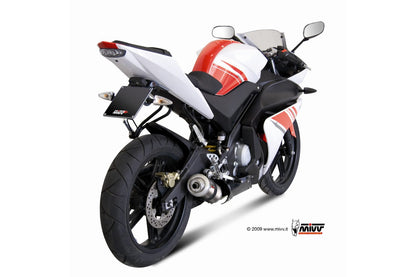 MIVV Full System 1x1, GP Titanium, Standard Exhaust For Yamaha YZF R125 2008-2013