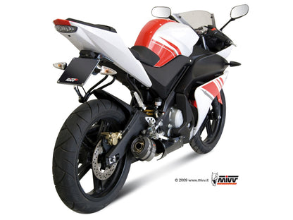MIVV Full System 1x1, Suono Stainless Steel, Standard Exhaust For Yamaha YZF R125 2008-2013