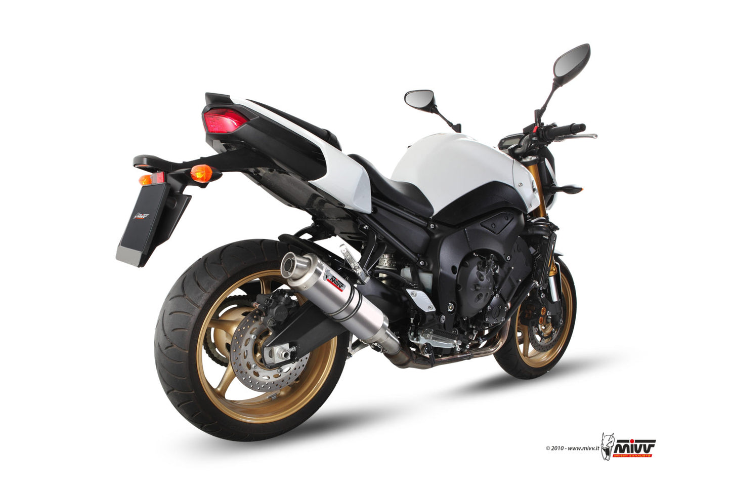 MIVV Slip-on, GP Titanium, Standard Exhaust For Yamaha FZ8 / Fazer 8 2010-2016