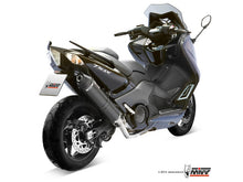 MIVV Full System 2x1, Stronger Black, Standard Exhaust For Yamaha T-Max 530 2012-2016