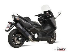 MIVV Full System 2x1, Speed Edge Black, Standard Exhaust For Yamaha T-Max 530 2012-2016
