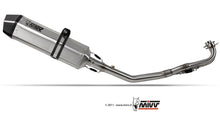 MIVV Full System 2x1, Speed Edge Stainless Steel, Standard Exhaust For Yamaha T-Max 530 2012-2016