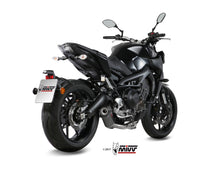 MIVV Full System 3x1, Oval Carbon, Standard Exhaust For Yamaha MT-09 / FZ-09 2013-2020