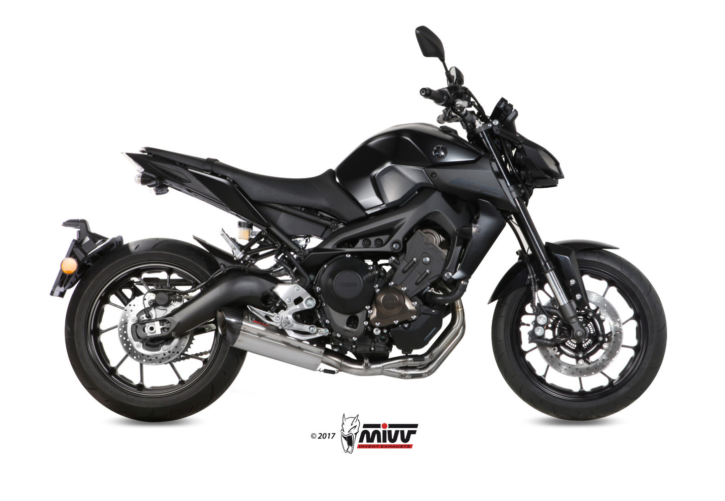 MIVV Full System 3x1, Suono Stainless Steel, Standard Exhaust For Yamaha MT-09 / FZ-09 2013-2020