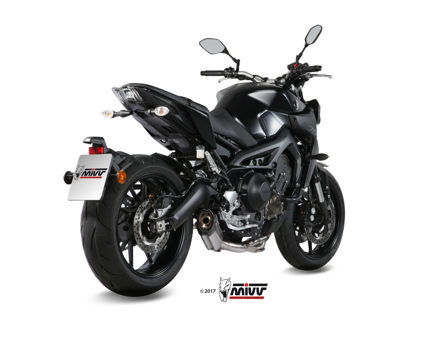 MIVV Full System 3x1, Suono Stainless Steel, Standard Exhaust For Yamaha MT-09 / FZ-09 2013-2020