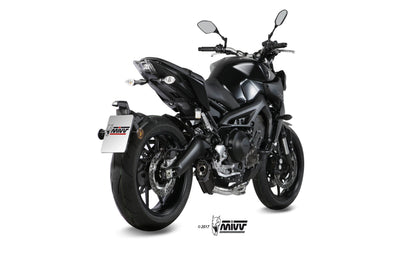 MIVV Full System 3x1, Suono Black, Standard Exhaust For Yamaha MT-09 / FZ-09 2013-2020
