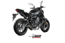 MIVV Full System 2x1, Oval Carbon, Standard Exhaust For Yamaha MT-07 / FZ-07 2014-2022