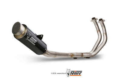 MIVV Full System 2x1, Gppro Carbon, Alto/High up Exhaust For Yamaha MT-07 / FZ-07 2014-2020