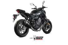 MIVV Full System 2x1, Delta Race Black, Alto/High up Exhaust For Yamaha MT-07 / FZ-07 2014-2022
