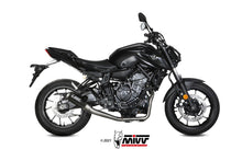 MIVV Full System 2x1, MK3 Carbon, Alto/High up Exhaust For Yamaha MT-07 / FZ-07 2014-2022