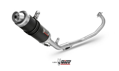 MIVV Full System 1x1, GP Carbon, Standard Exhaust For Yamaha YZF R125 14-18, MT-125 15-19