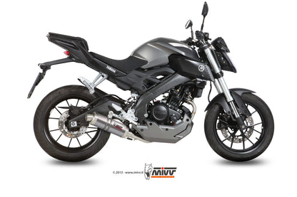 MIVV Full System 1x1, GP Titanium, Standard Exhaust For Yamaha YZF R125 14-18, MT-125 15-19