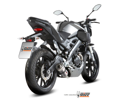 MIVV Full System 1x1, GP Titanium, Standard Exhaust For Yamaha YZF R125 14-18, MT-125 15-19
