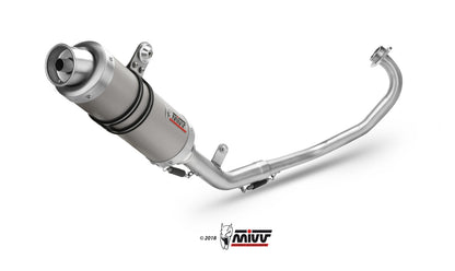 MIVV Full System 1x1, GP Titanium, Standard Exhaust For Yamaha YZF R125 14-18, MT-125 15-19