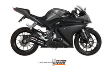 MIVV Full System 1x1, Suono Black, Standard Exhaust For Yamaha YZF R125 14-18, MT-125 15-19