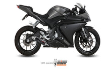 MIVV Full System 1x1, GP Black, Standard Exhaust For Yamaha YZF R125 14-18, MT-125 15-19