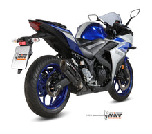 MIVV Slip-on, Suono Black, Standard Exhaust For Yamaha YZF R25/YZF R3 2015-2022