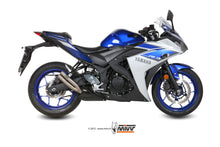 MIVV Slip-on, Double Gun Full Titanium, Standard Exhaust For Yamaha YZF R25/YZF R3 2015-2022