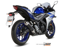 MIVV Slip-on, GP Black, Standard Exhaust For Yamaha YZF R25/YZF R3 2015-2022
