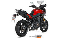 MIVV Full System 3x1, Oval Titanium, Standard Exhaust For Yamaha FJ-09 2013-2020