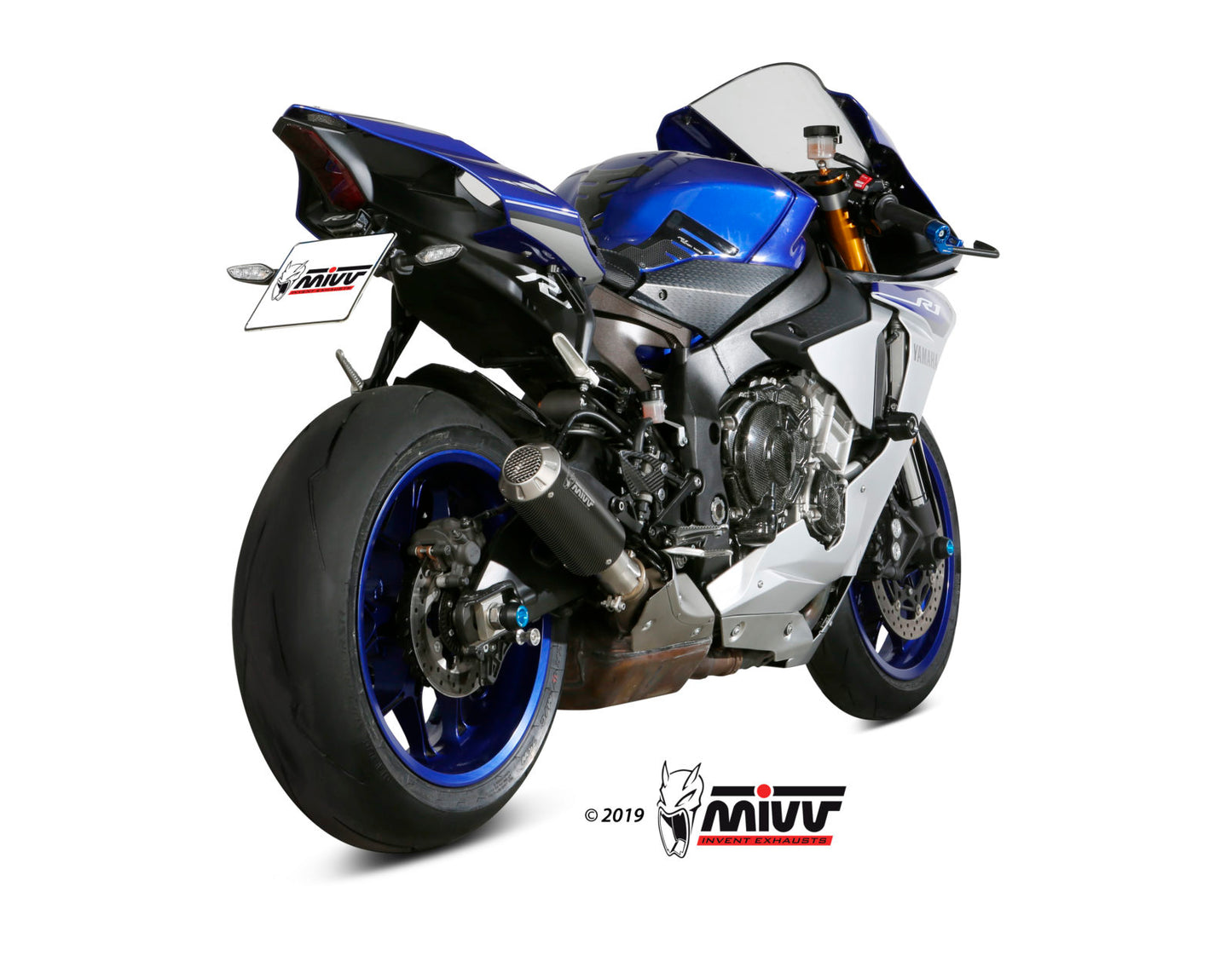 MIVV Slip-on, MK3 Carbon, Standard Exhaust For Yamaha YZF-R1 2015-2022