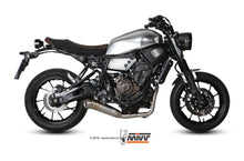 MIVV Full System 2x1, Ghibli Stainless Steel, Standard Exhaust For Yamaha XSR 700 2016-2022