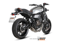 MIVV Full System 2x1, Ghibli Stainless Steel, Standard Exhaust For Yamaha XSR 700 2016-2022