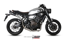 MIVV Full System 2x1, Ghibli Black, Alto/High up Exhaust For Yamaha XSR 700 2016-2022