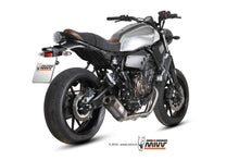MIVV Full System 2x1, Oval Titanium, Standard Exhaust For Yamaha XSR 700 2016-2022