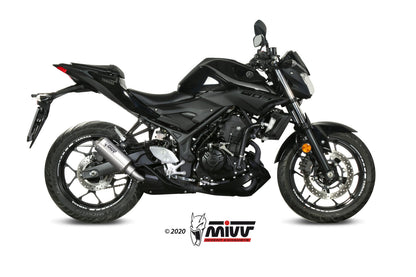 MIVV Slip-on, MK3 Stainless Steel, Standard Exhaust For Yamaha MT-03 2016-2022