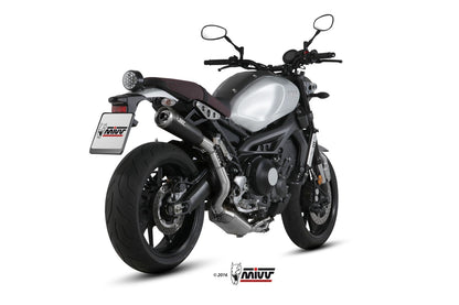MIVV Full System 3x1, Ghibli Black, Alto/High up Exhaust For Yamaha XSR 900 2016-2022