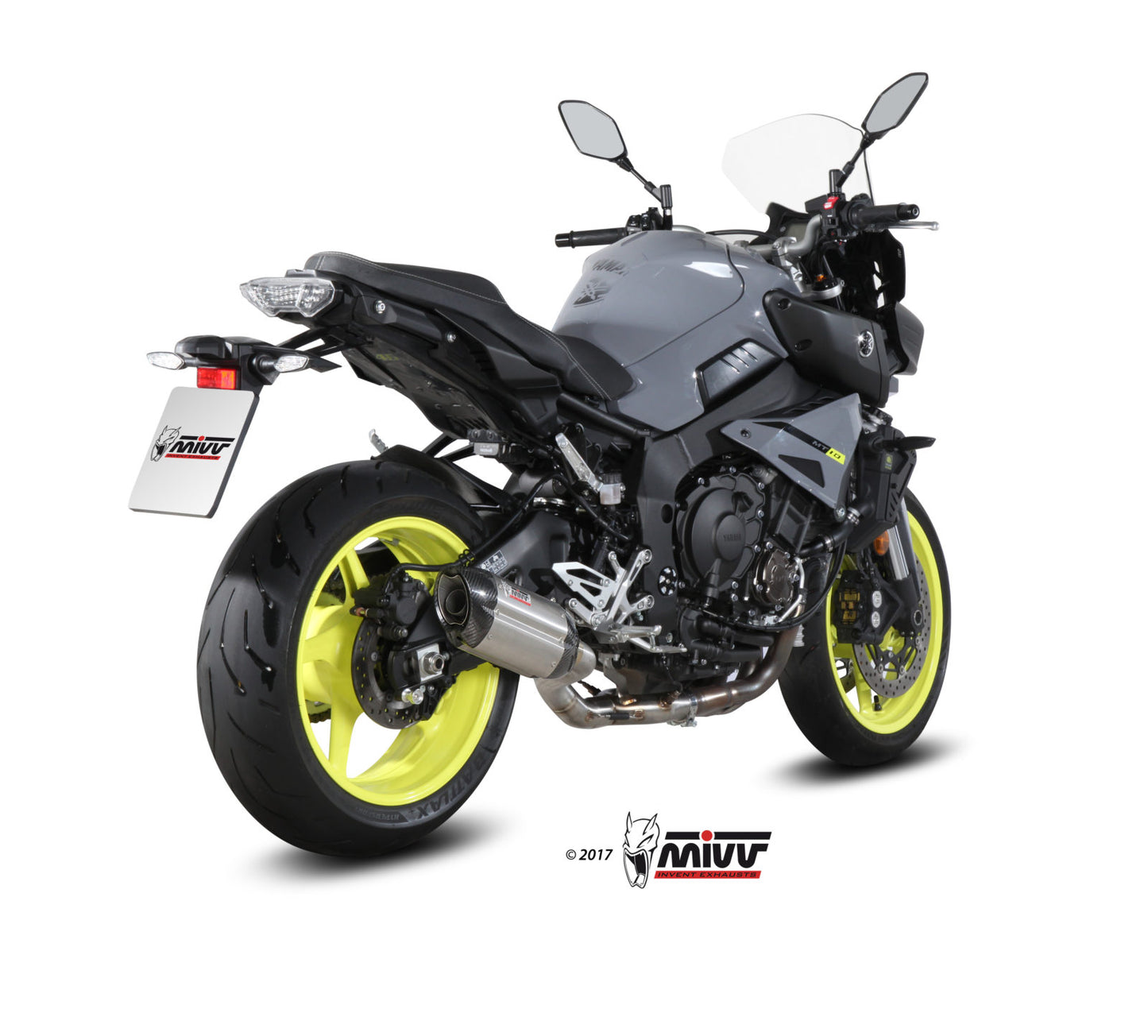 MIVV No-kat pipe compatible with both MIVV and original silencers Exhaust For Yamaha MT-10 / FZ-10 2016-2022