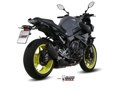 MIVV Slip-on, Suono Black, Standard Exhaust For Yamaha MT-10 / FZ-10 2016-2022