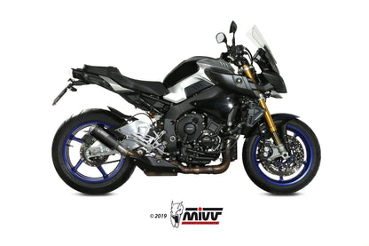MIVV Slip-on, Mk3 Black, Standard Exhaust For Yamaha MT-10 / FZ-10 2016-2022