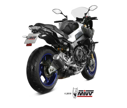 MIVV Slip-on, Mk3 Black, Standard Exhaust For Yamaha MT-10 / FZ-10 2016-2022