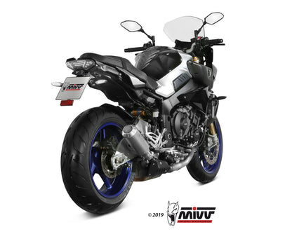 MIVV Slip-on, Mk3 Stainless Steel, Standard Exhaust For Yamaha MT-10 / FZ-10 2016-2022